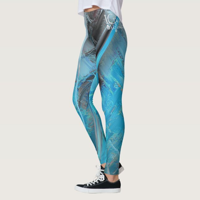 Blue Designer Leggings (Left)