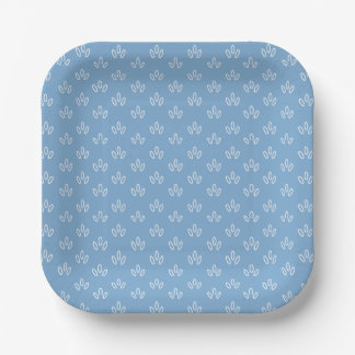 Blue Dew Drop Plate