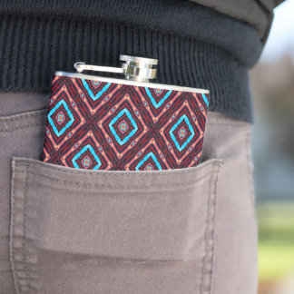 Blue Diamond Hip Flask