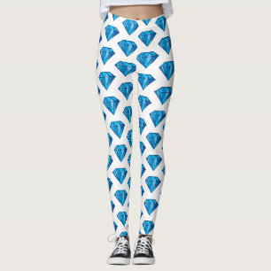 Blue Diamond  Leggings