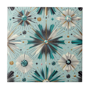Blue Diamond Mid Century Modern  Tile