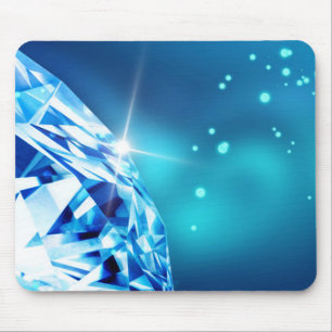 blue diamond mouse mat