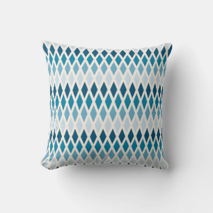 Blue Diamond Ombre Cushion