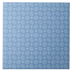 Blue Diamond Pattern Tile