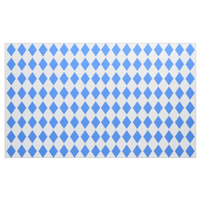 Blue Diamonds Design Fabric (Yard)