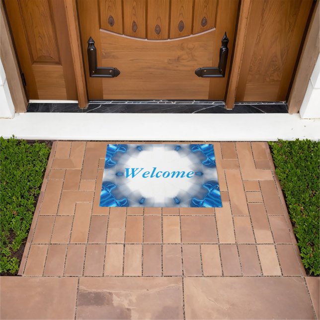 Blue Diamonds Doormat (Outdoor)