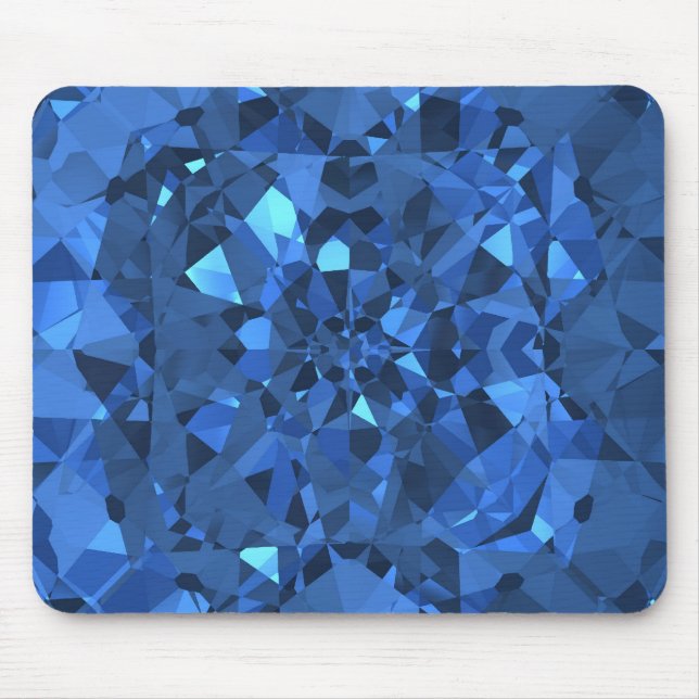 Blue Diamonds Mouse Mat (Front)