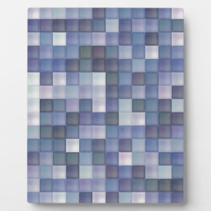 Blue Diamonds Plaque