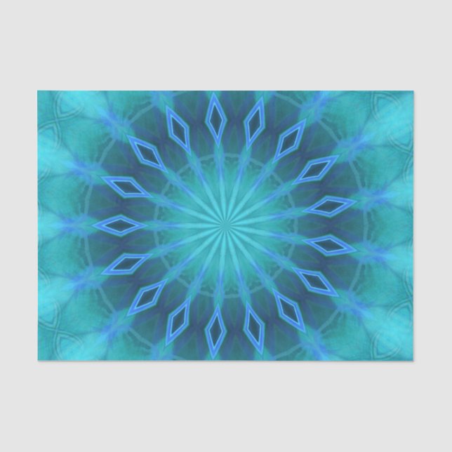 Blue Diamonds Tissue Paper (Front)