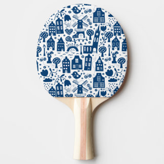 Blue dig ping pong paddle