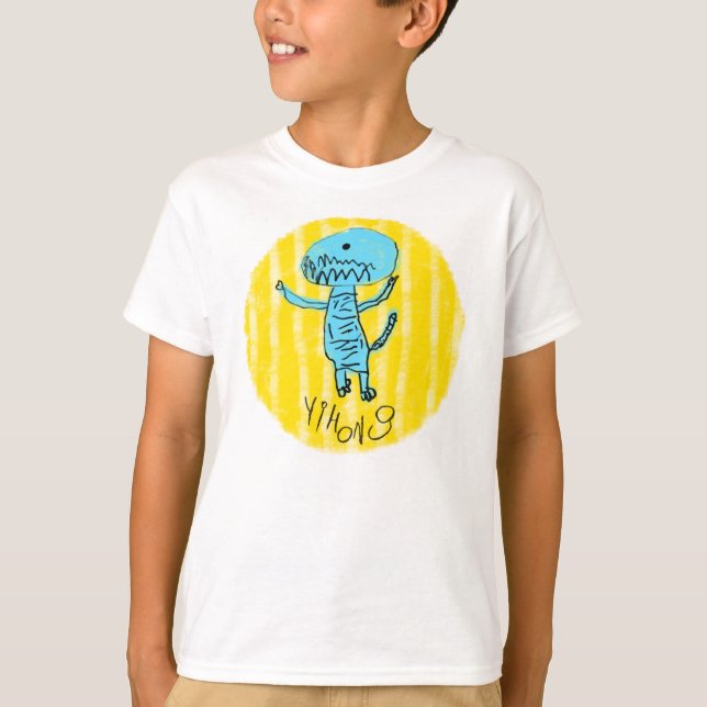 Blue Dino Tee (Front)