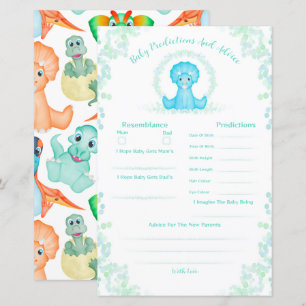 Blue Dinosaur Baby Shower Predictions And Advice