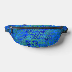 Blue Dinosaur Hide Bum Bags