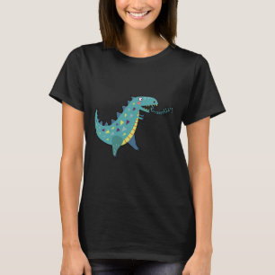 Blue Dinosaur T Rex Ba T-Shirt