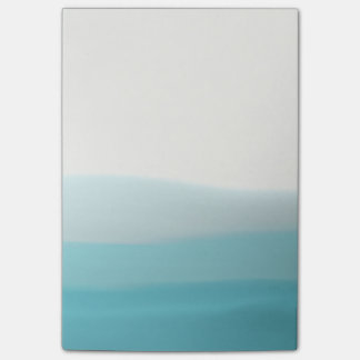 Blue Dip Dye Post it Notes