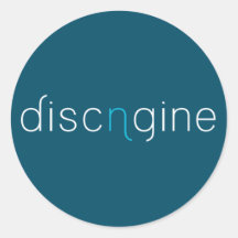 Blue Discngine Sticker