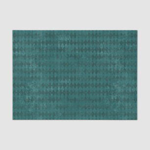 Blue Distressed Harlequin Tissue Paper