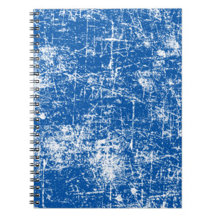 Blue Distressed Notebook