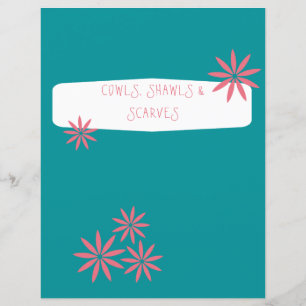 Blue Divider - Yarnaholic Knitting Binder Insert