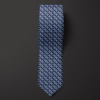 Blue DNA Double Helix Pattern
