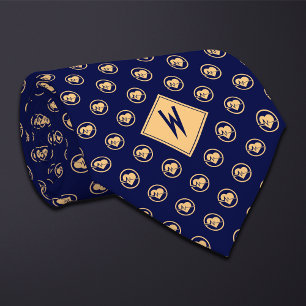 Blue Doctor Cardiologist Tie