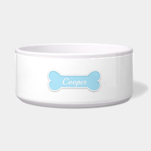 Blue Dog Bone With Custom Pet Name
