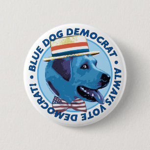 Blue Dog Democrat Button 