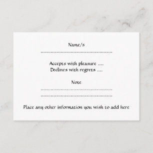 Blue Dog. Hound. RSVP Card