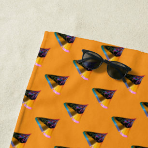 Blue Dog Kisses Beach Towel