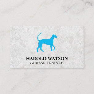 Blue Dog Logo Business Card