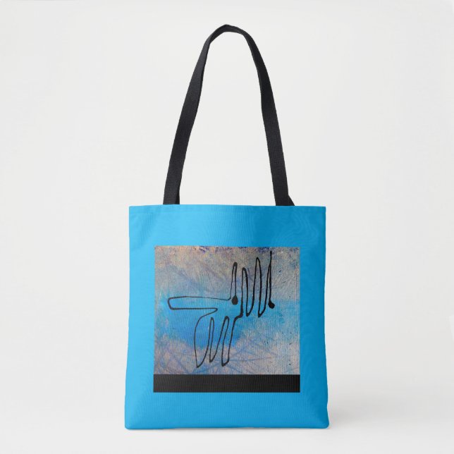 Blue Dog. Tote Bag (Front)