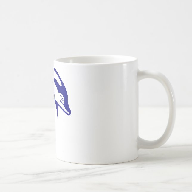 Blue Dolphin Coffee Mug (Right)