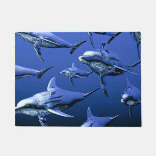 Blue Dolphin Doormat