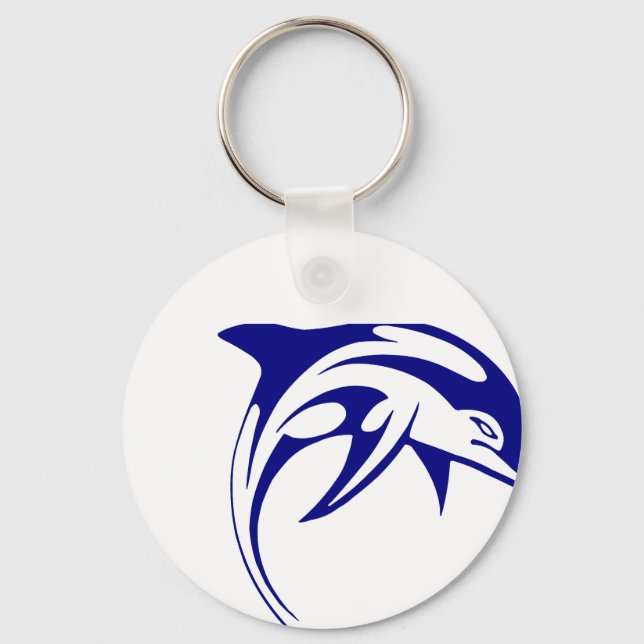 Blue Dolphin Key Ring (Front)