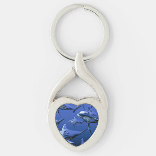 Blue Dolphin Key Ring