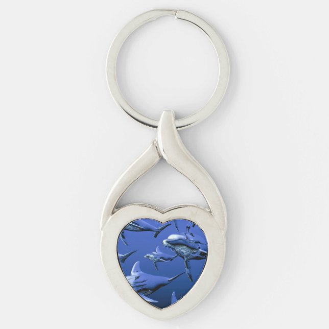 Blue Dolphin Key Ring (Front)