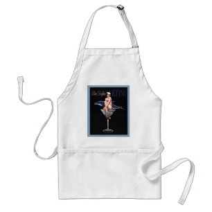 Blue Dolphin Martini Standard Apron