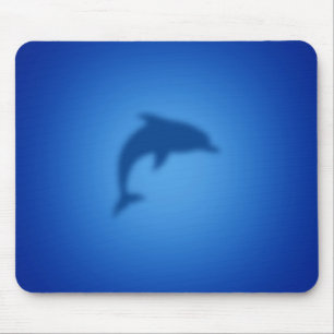Blue dolphin mouse mat