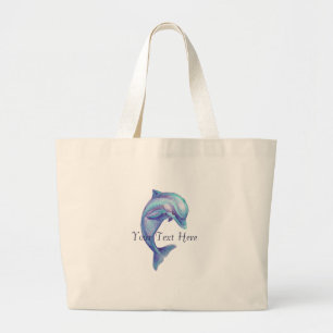 Blue Dolphin Tote Bag