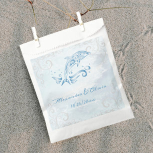 Blue Dolphin Wedding Favour Bags