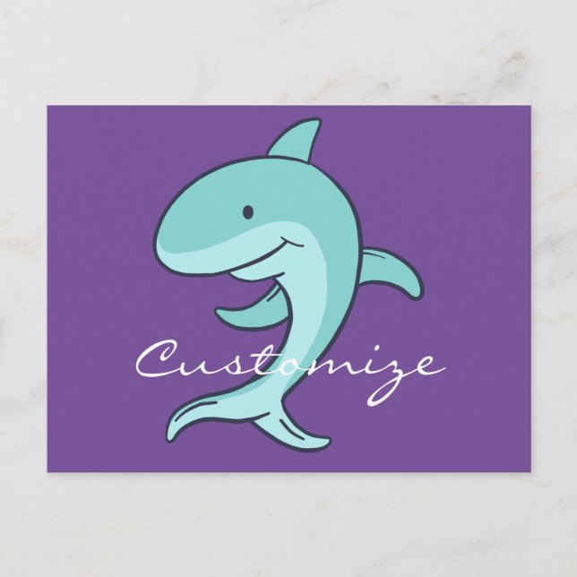 Blue Dolphins Leaping Thunder_Cove Postcard (Front)