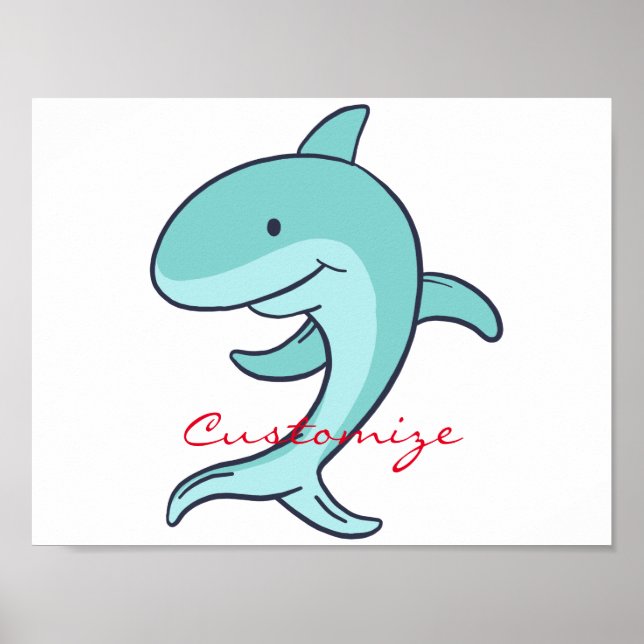 Blue Dolphins Leaping Thunder_Cove Poster (Front)