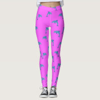 Blue dolphins on pink, animal themed, cartoon