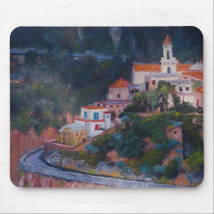 Blue door, artist's garret in Positano Mouse Mat