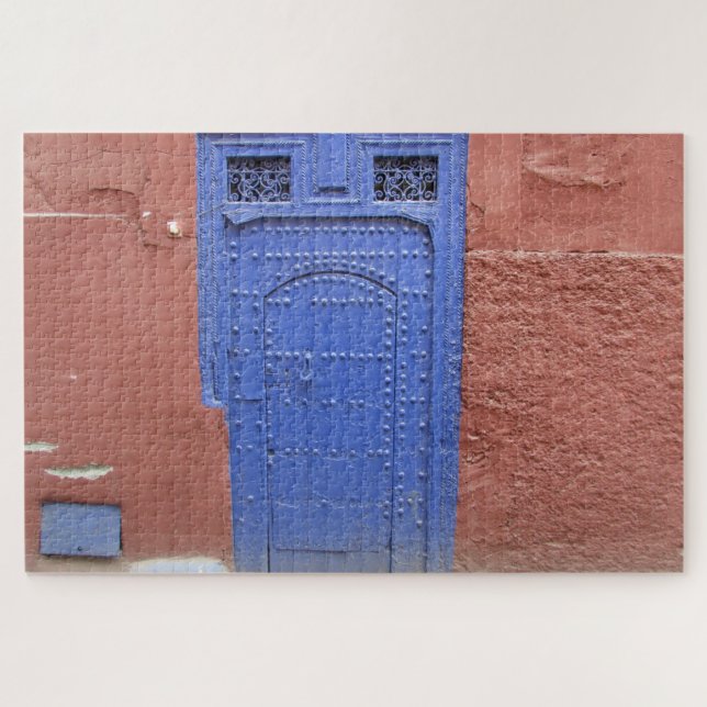 blue door jigsaw puzzle (Horizontal)