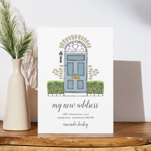 Blue Door Moving Announcement