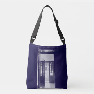 Blue doors crossbody bag