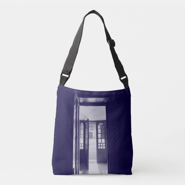 Blue doors crossbody bag (Front)