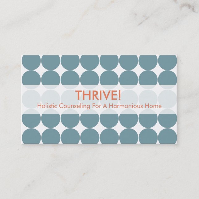 Blue Dot Business Cards (Front)