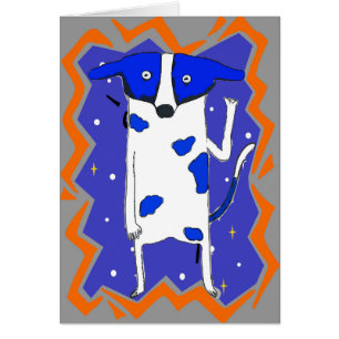Blue Dot Dog from Outer Space